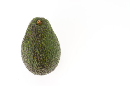 Avocado fruit isolated on white background