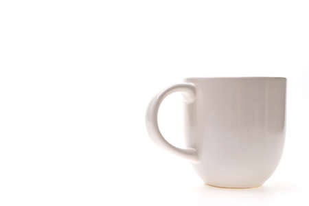 Coffee cup isolated on white backgroundの写真素材