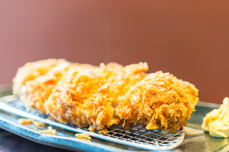Fried pork meat - japanese food styleの写真素材