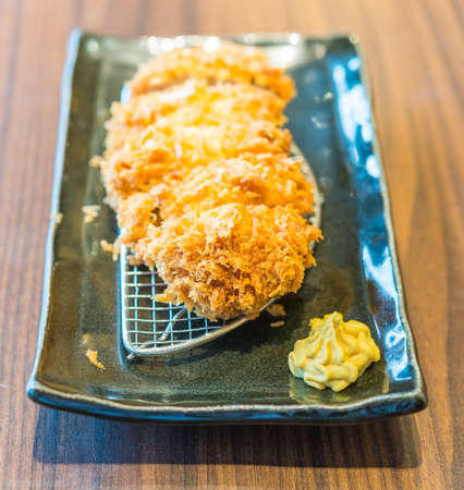 Fried pork meat - japanese food styleの写真素材