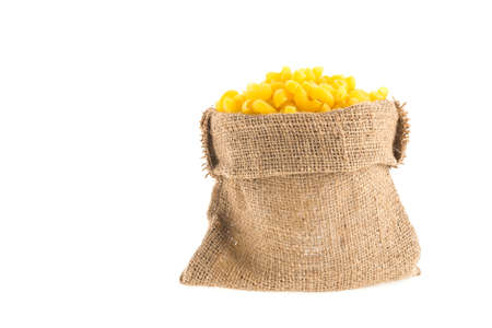 Pasta bag isolated on white backgroundの写真素材