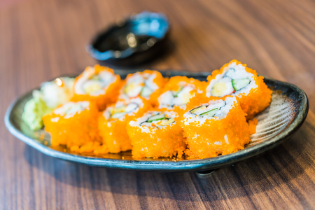 California roll maki - japanese foodの写真素材