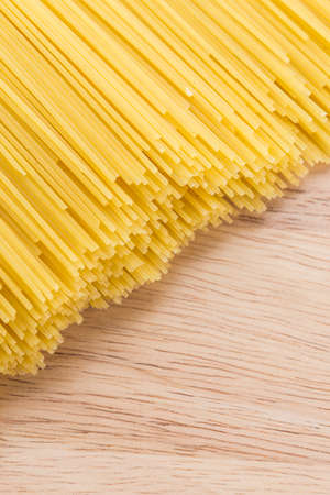 Pasta on wooden backgroundの写真素材