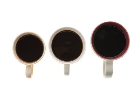 Black Coffee mug isolated on white background