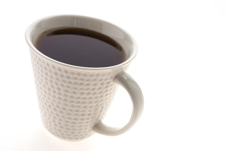 white Coffee mug isolated on white backgroundの写真素材