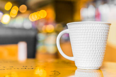 Coffee cup in coffee shop cafeの写真素材