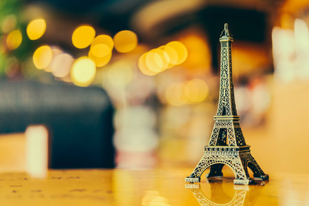 Eiffel toy - Vintage effect style picturesの写真素材