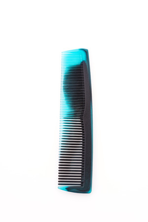 Comb isolated on whiteの写真素材