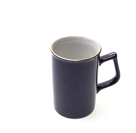 Coffee cup isolated on white backgroundの写真素材