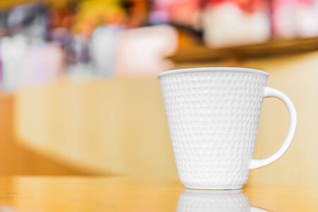 Coffee cup in coffee shop cafeの写真素材