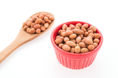 peanut isolated on white