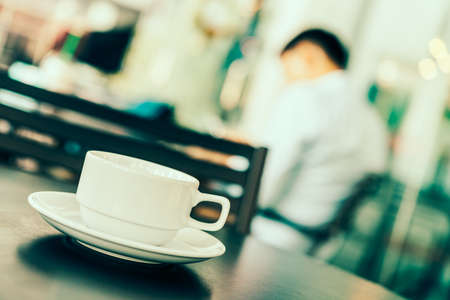 Coffee cup - vintage effect picturesの写真素材