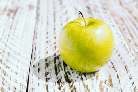 apple fruit on wooden - still life effect style picturesの写真素材