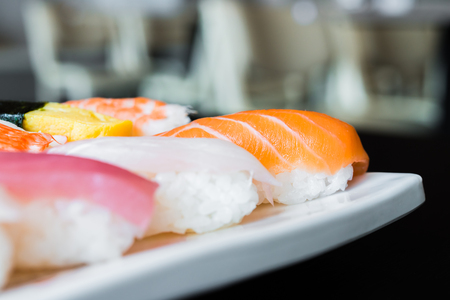 Sushi roll - japanese foodの写真素材