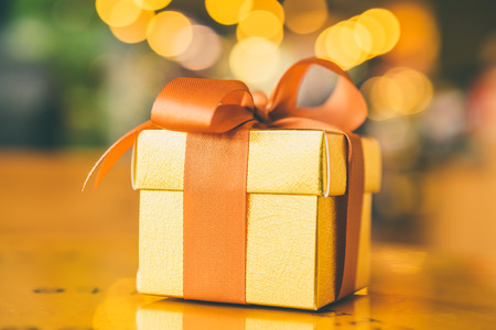 Christmas gift box - Vintage effect style picturesの写真素材