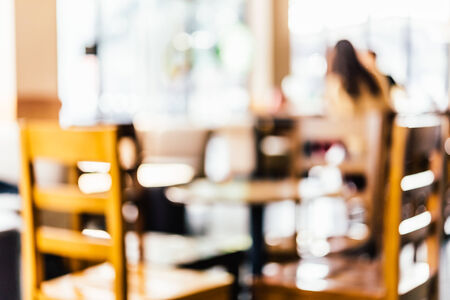 Blur coffee shop background - vintage effect picturesの写真素材