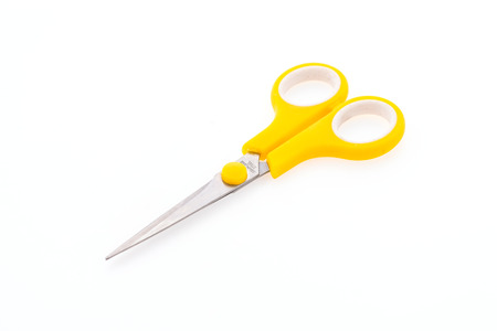 Scissor isolated on white backgroundの写真素材