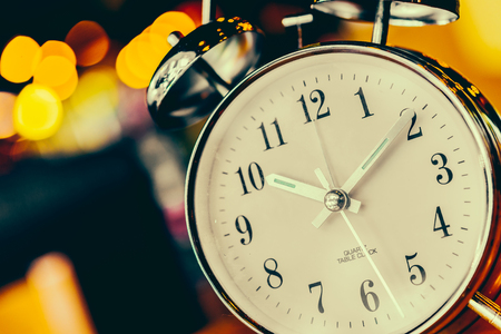 Alarm clock - Vintage effect style picturesの写真素材