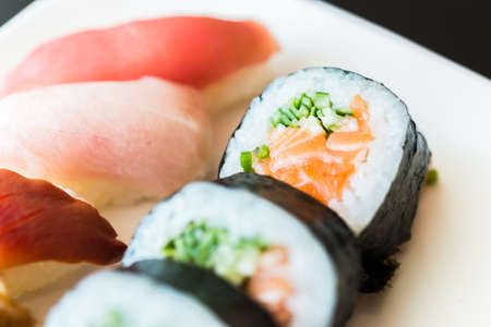 Sushi roll japanese foodの写真素材