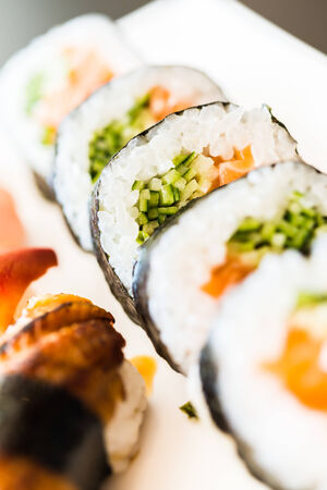 Sushi roll japanese foodの写真素材