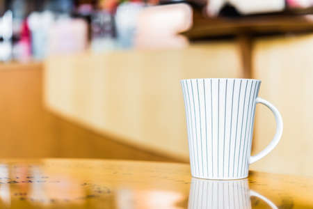 Coffee cup in coffee shop cafeの写真素材