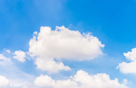 Blue sky clouds backgroundの写真素材