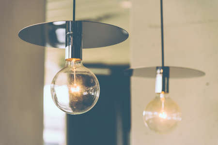 Vintage light lamp - vintage effect style picturesの写真素材