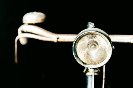 Old antique vintage bicycle - vintage effect style pictures , selective focus pointの写真素材