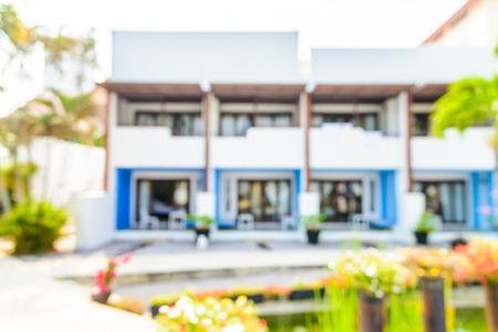 Abstract blur Hotel resort backgroundの写真素材