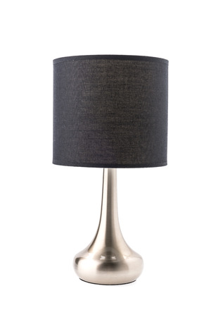 Table lamp isolated on whiteの写真素材