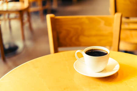 Coffee cup in cafe shop - vintage effect style picturesの写真素材