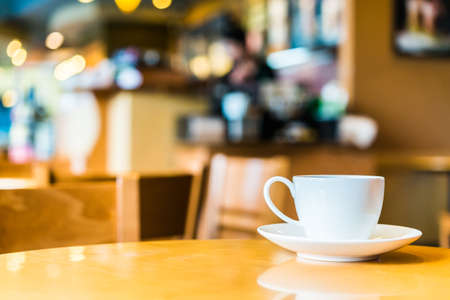 Coffee cup in cafe shop - vintage effect style picturesの写真素材