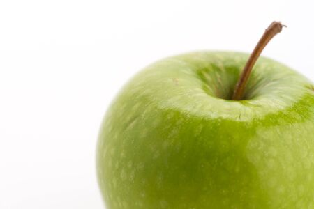 Apple isolated on white backgroundの写真素材