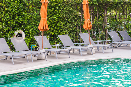 Pool bedの写真素材
