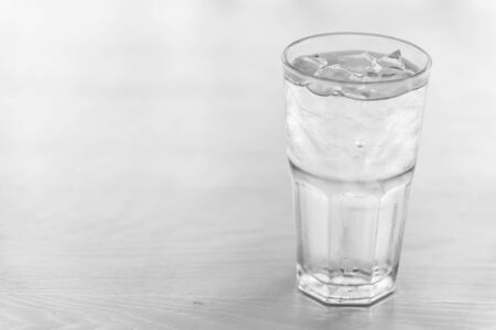 Cold water glassの写真素材