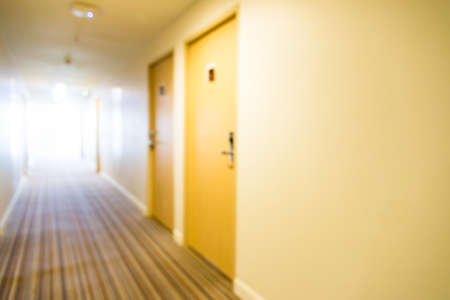 Abstract hotel lobby blur backgroundの写真素材