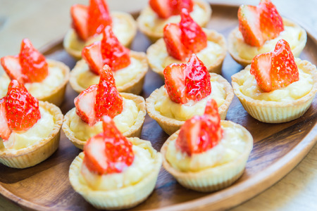 Strawberry tartの写真素材