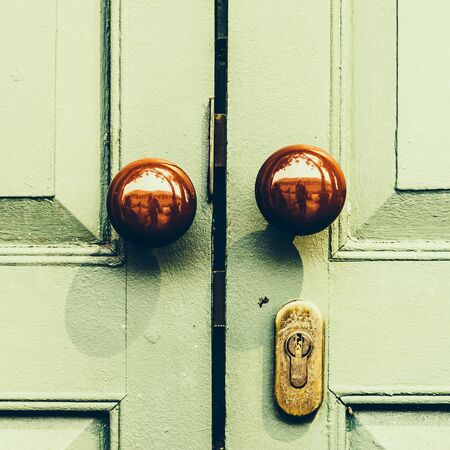 Door knob - vintage effect style picturesの写真素材