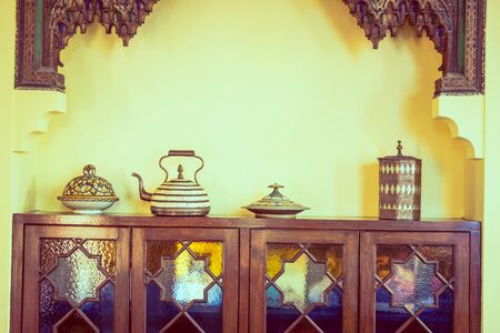 Morocco architectures decoration - vintage effectの写真素材