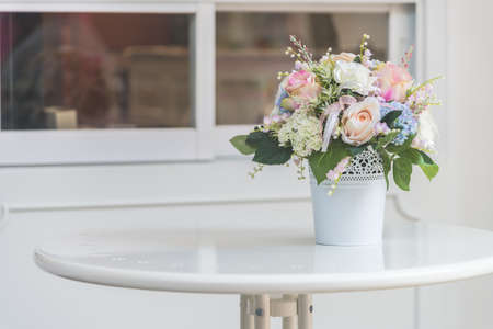 Flower vase - soft filter effect processingの写真素材