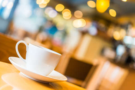 Coffee cup in cafe shop - vintage effect style picturesの写真素材