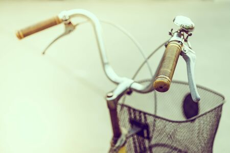 Soft focus on Vintage bicycle - vintage effectの写真素材
