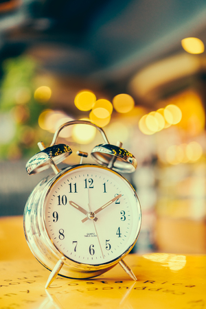 Alarm clock - Vintage effect style picturesの写真素材