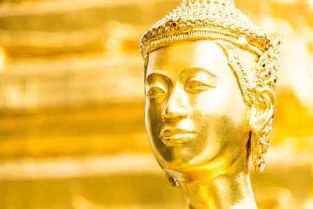 Statue in Wat Phra Kaew at Bangkok Thailandのeditorial素材