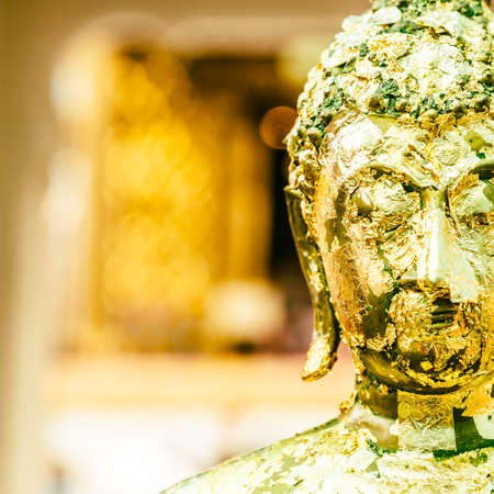 Statue in Wat Phra Kaew at Bangkok Thailandのeditorial素材