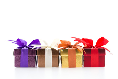 Gift box isolated on white background