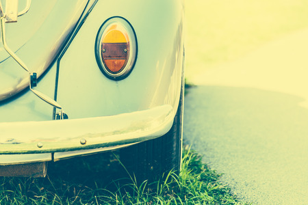 Light lamp vintage car style - vintage effectの写真素材