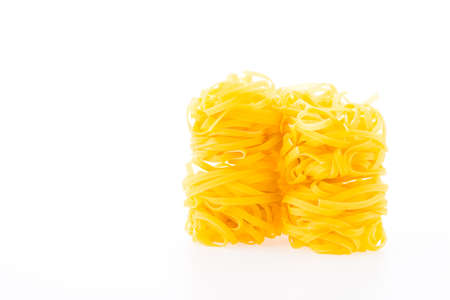 Pasta isolated on white backgroundの写真素材