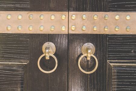 Door knob - vintage effectの写真素材