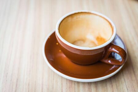 Empty coffee cupの写真素材